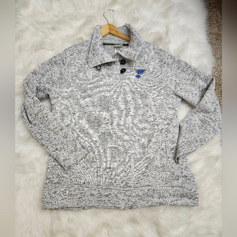 NHL Official licensed Blues fleece-lined pullover sweatshirt‎